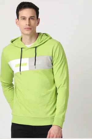 Lee Men Printed Long Sves Hooded Sweatshirt