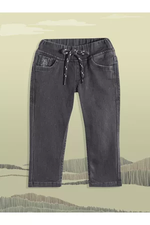 Ralph Lauren Boys Grey Relaxed Fit Stretchable Jeans