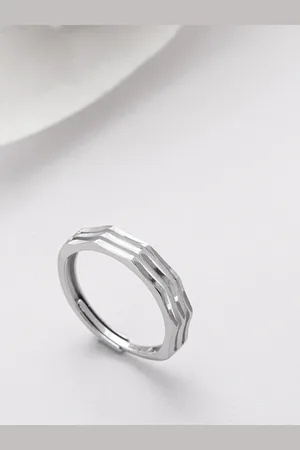 Zavya Men 92.5 Sterling Silver Finger Ring