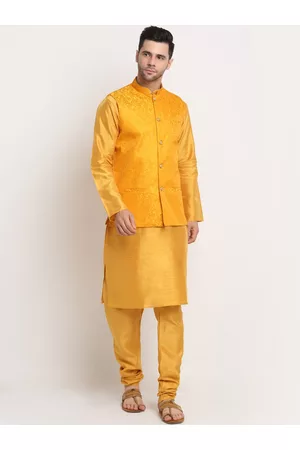 Kraft Men Kurta and Churidar with Nehru jacket