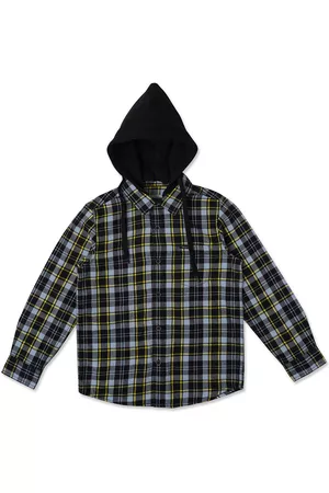 Pepe Jeans Boys Black Checked Casual Shirt
