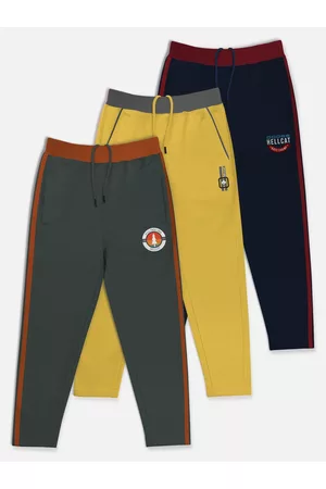 HELLCAT Boys Pack Of 3 Solid Track Pants