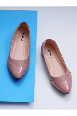 Denill Women Peach-Coloured Ballerinas Flats