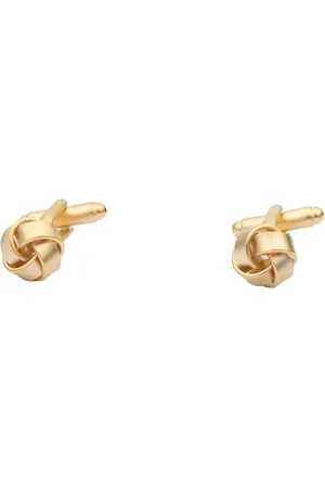 The Tie Hub Men Gold-Toned Quirky Cufflink