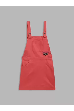 Elle Girls Cotton Pinafore Dress
