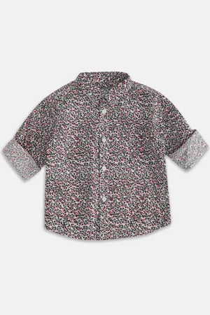 Pantaloons Boys White Printed Casual Shirt