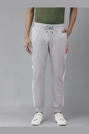 Ralph Lauren Men Grey Side Striped Joggers