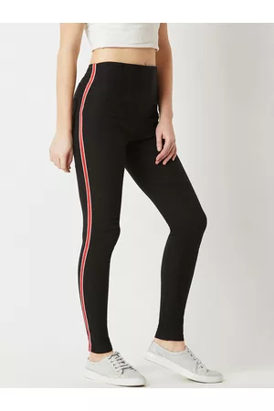 Miss Chase Women Black Denim Slim Fit Jeggings