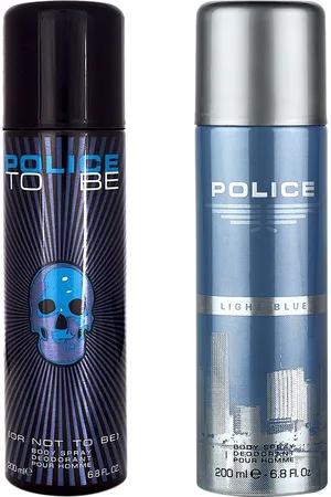 Police Men Set of To Be Or Not To Be & Light Blue Deodorants