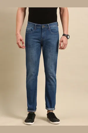 Being Human Men Blue Straight Fit Light Fade Stretchable Jeans