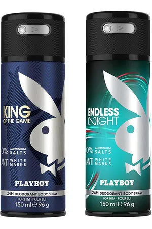 Playboy Men Set of 2 Deodorant Sprays-Endless Night & King of the Game
