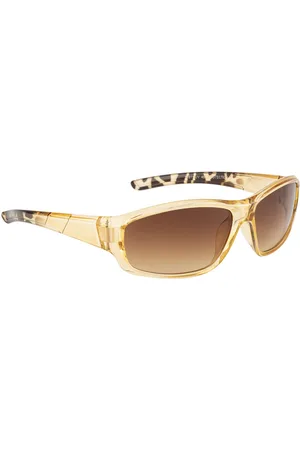 YK Unisex Kids Brown Lens & Orange Sports Sunglasses with UV Protected Lens