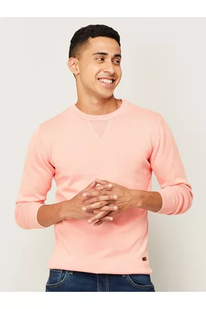 Lifestyle Men Pink Sweatshirt