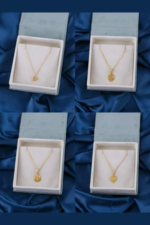 Brandsoon Set of 4 Brass Gold-Plated Chains