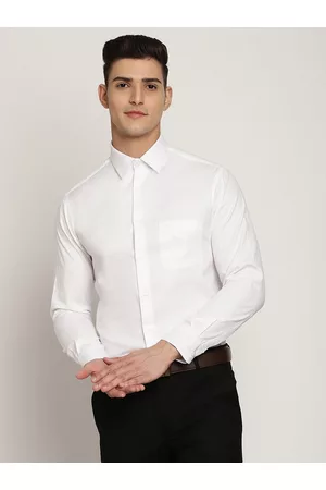 CANTABIL Men White Formal Shirt