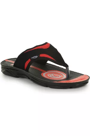 Liberty Unisex Kids Red & Black Thong Flip-Flops