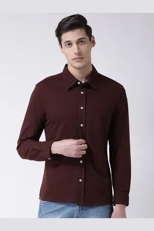 Club York Men Brown Standard Casual Shirt