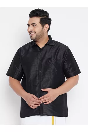 Vastramay Men Black Premium Casual Shirt