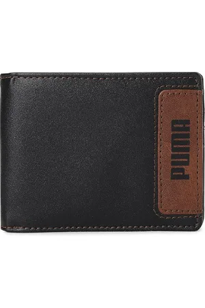 Buy Puma Brown Leather Textured Bi-Fold Wallet Online At Best Price @ Tata  CLiQ