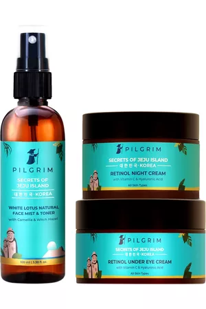 Pilgrim Korean Beauty Retinol Booster Skin Glow Set for Anti Ageing