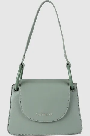 Caprese Women Sage Green Structured Handheld Bag