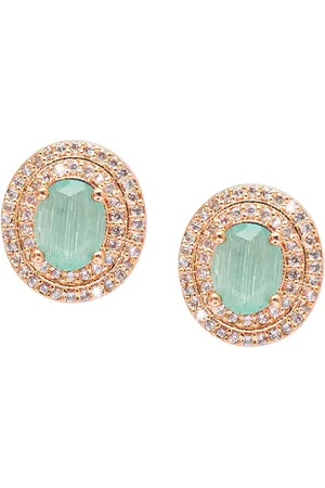 Shivansh Women Oval Studs Earrings