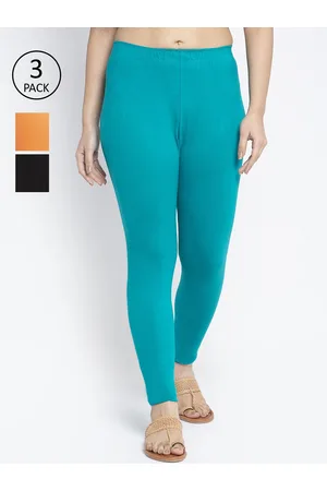 GRACIT Women Pack of 3 Solid Ankle-Length Leggings