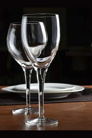 Luigi Bormioli Set of 6 Transparent Michelangelo Champagne Glasses