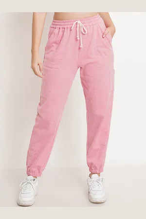 Purple State Women Pink Comfort Joggers Trousers