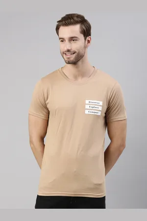 Joven Men Brown T-shirt
