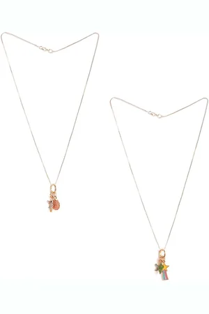 EL REGALO Pack Of 2 Gold-Plated Chain