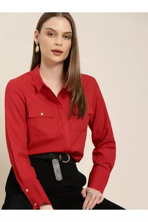 Invictus Women Red Formal Shirt