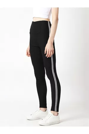 Miss Chase Women Black Solid Jeggings