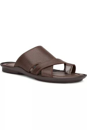 Bata Men Brown Comfort Sandals