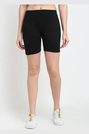 Jinfo Women Black Cycling Sports Shorts
