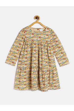 MINI KLUB Girl Beige A-Line Dress