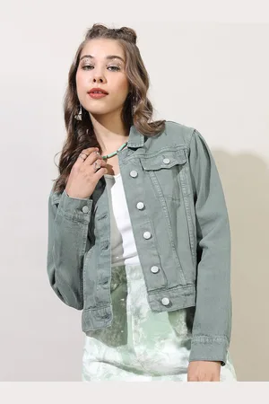 Buy Tokyo Talkies Dark Grey Denim Jacket for Women Online at Rs.829 - Ketch