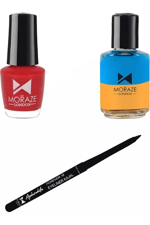 Moraze Pack of Kajal 5ml with1 Nail Polish 30ml