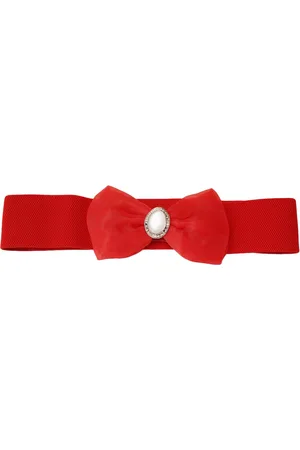STYLE SHOES Women Red Embellished Belt