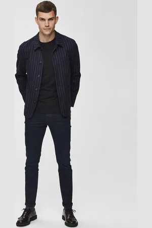 SELECTED Men Blue Slim Fit Jeans