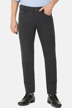 EVERBLUE Men Solid Stretchable Trousers