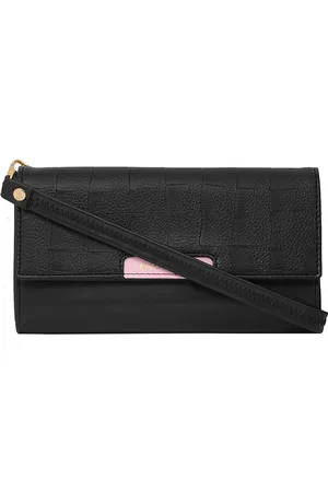 Giordano Women Black Textured Envelope