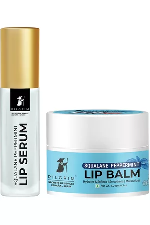 Pilgrim Women Lip Care Combo for Chapped-Dry Dark Lips with Shea & Cocoa Butter For Soft Lips