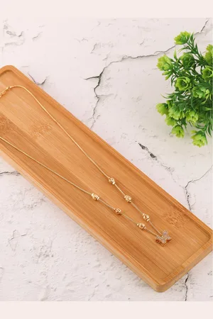 Brandsoon Gold-Toned Brass Gold-Plated Handcrafted Necklace