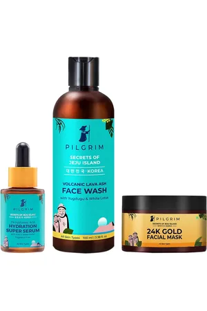 Pilgrim Radiant Glow Smoothening & Brightening Skin Care Gift Set