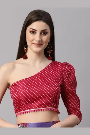 NEUDIS Women Maroon Printed Crop Top