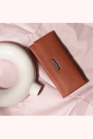FOSTELO Women Rose Pink PU Two Fold Wallet