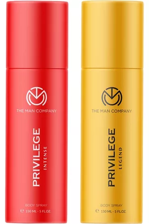 THE MAN COMPANY Men Set of 2 Privilege Body Sprays - Legend & Intense - 150 ml each