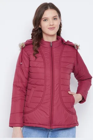 VERO AMORE Women Maroon Insulator Outdoor Parka Jacket
