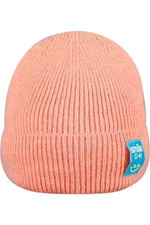 Loom Legacy Women Orange Acrylic Wool Beanie